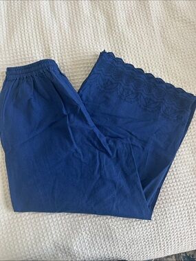 Roller Rabbit for Target navy linen pant